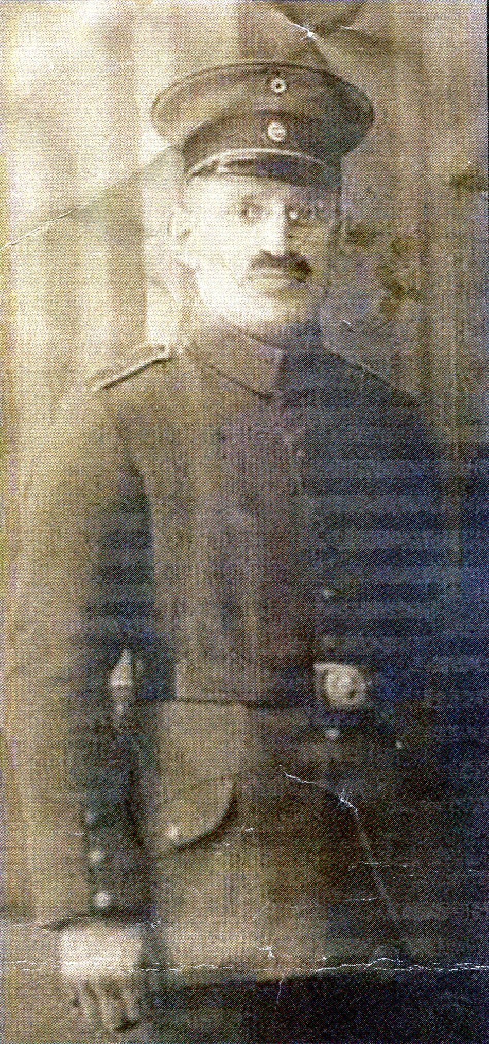 Jakob Bär als Soldat im Ersten Weltkrieg. (Repro: Henry Baer)