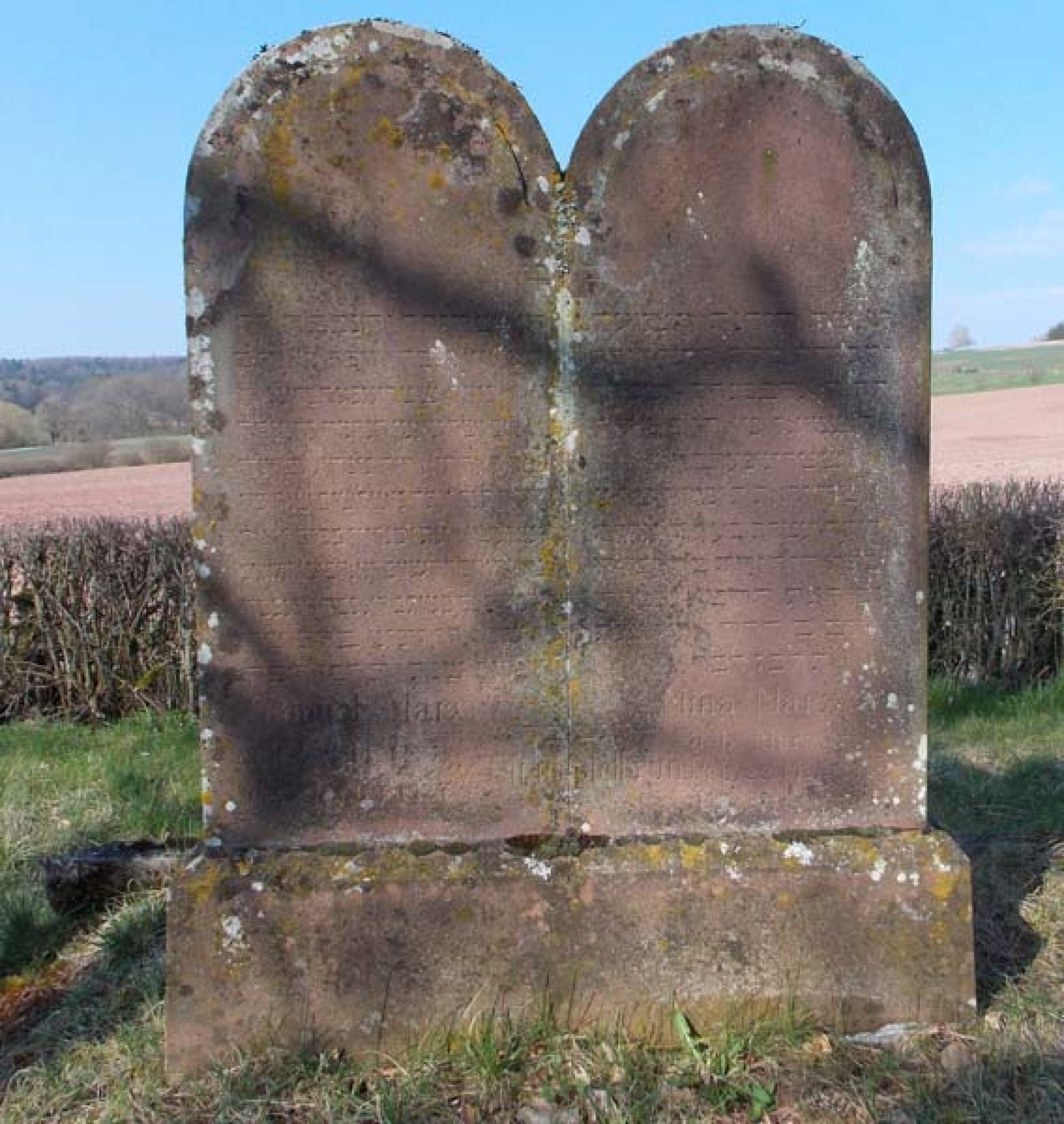 Grabstein von Mina und Samuel Marx