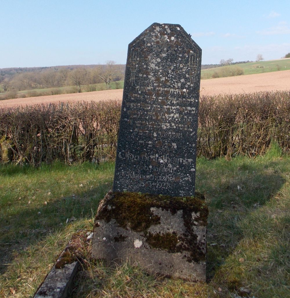 Grabstein von Olga Böttigheimer