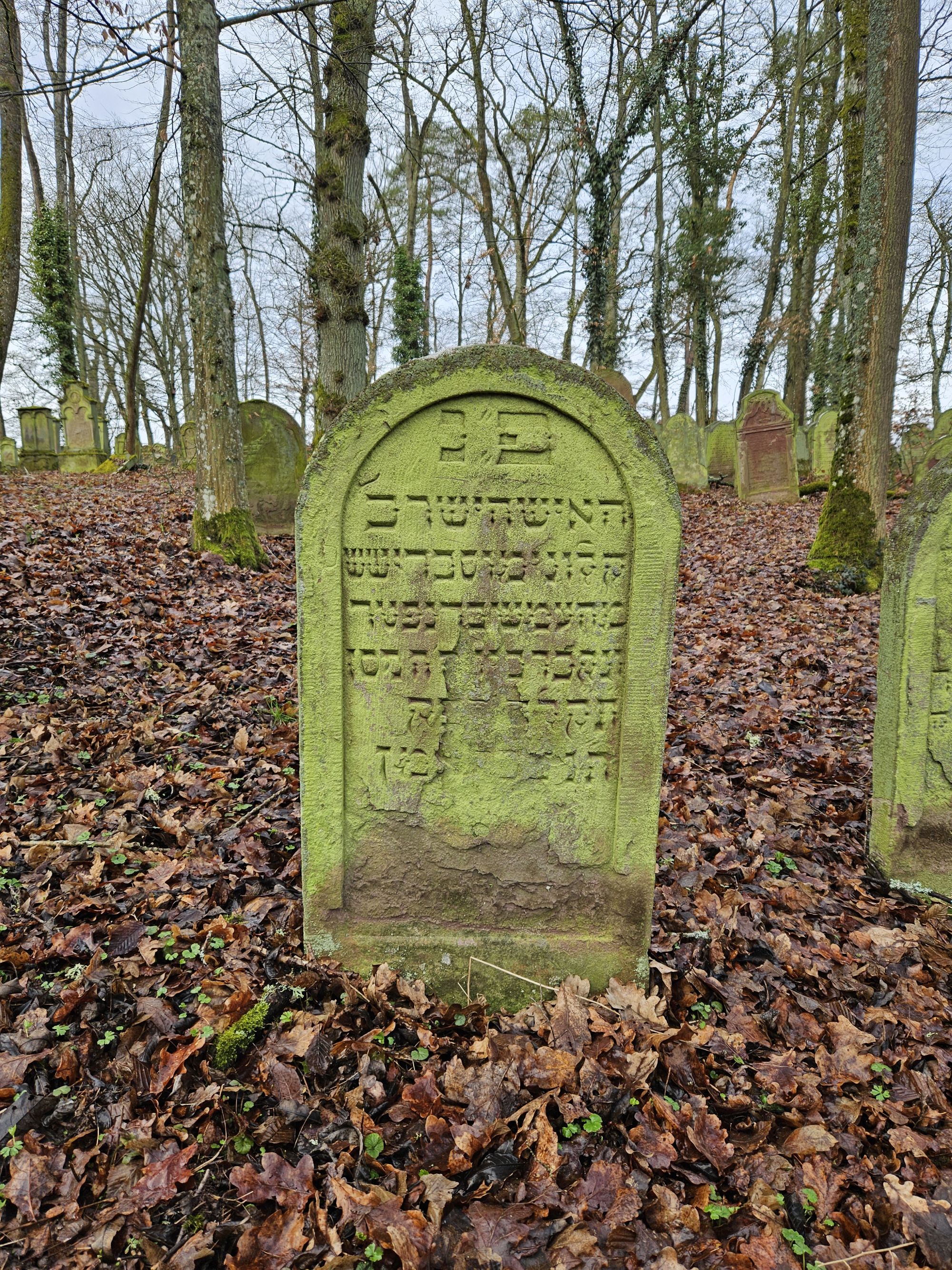 Grab des Kalonymos, Sohn des Issacher (Foto: Stadtarchiv Buchen)